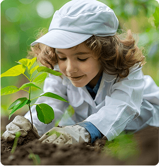 Healthy agarwood plant sapling grown organically